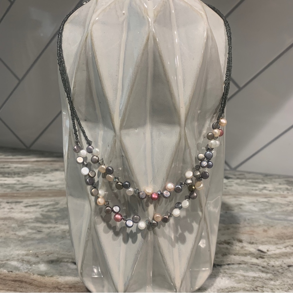 💜Lia Sophia beaded necklace💜